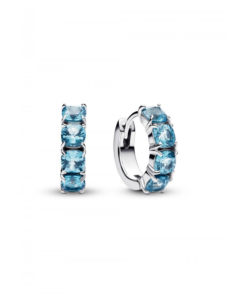 Pendientes de Aro Azul Claro Pandora 293851C01