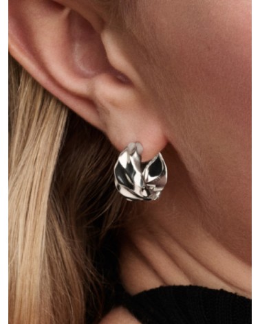 Pendientes de Aro Pequeños Ondulados Pandora 293874C00 - foto 2