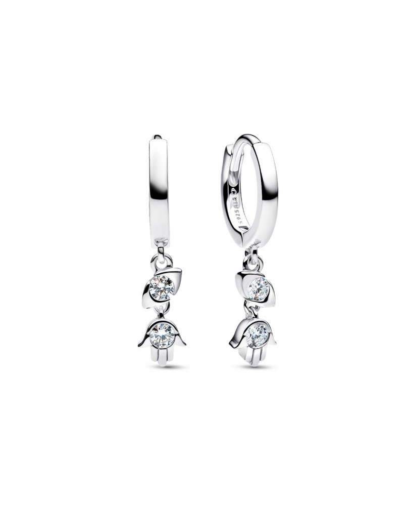 Pendientes de Aro Talismán con Diamantes Creados en Laboratorio Pandora 294587C01