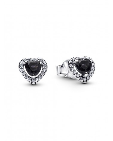 Pendientes de Botón Corazón Elevado Pandora 298427C03