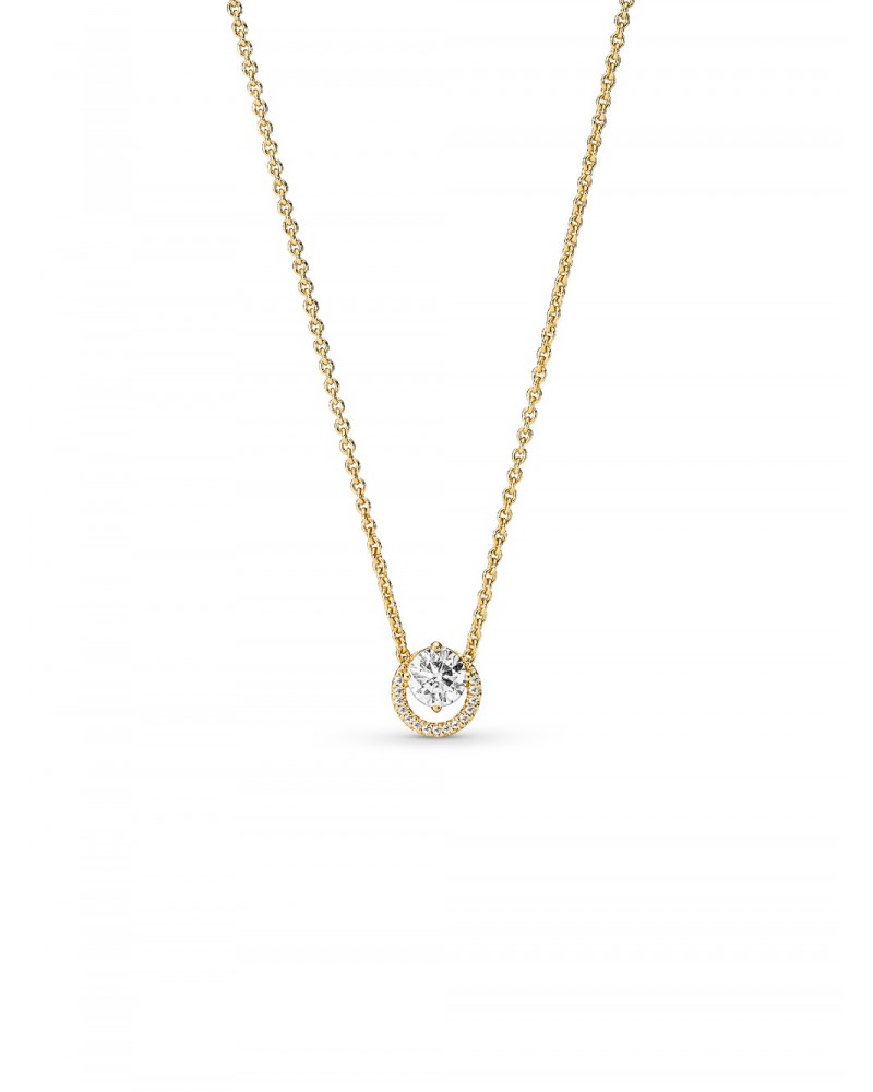 Collar Pandora Colgante Halo Redondo Brillante 361174C01