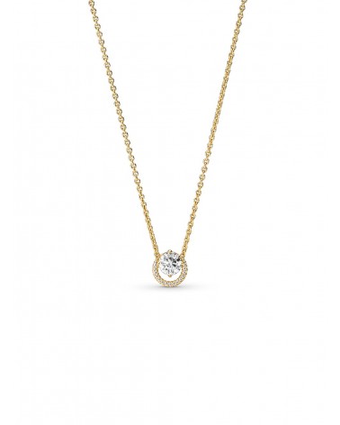 Collar Pandora Colgante Halo Redondo Brillante 361174C01