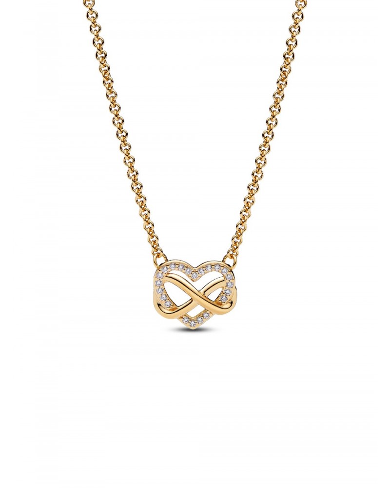 Collar Pandora Corazón Infinito Brillante 362666C01