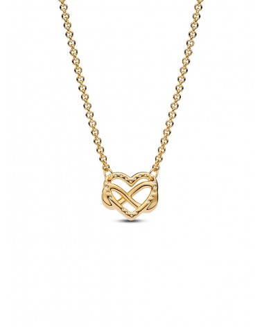 Collar Pandora Corazón Infinito Brillante 362666C01 - foto 2