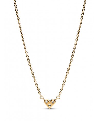 Collar Pandora de Cadena Corazón Triple Gema 363014C01 - foto 2