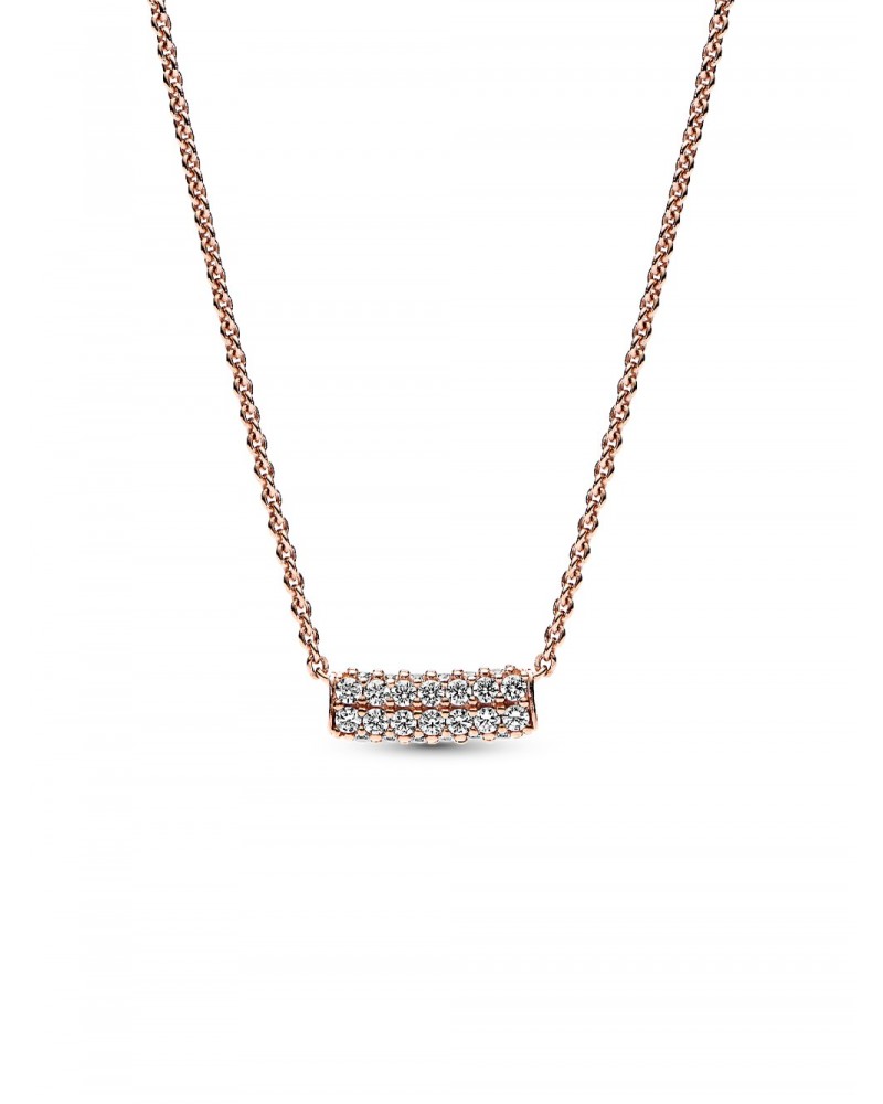 Collar Pandora Fila Doble en Pavé 382621C01