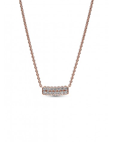 Collar Pandora Fila Doble en Pavé 382621C01