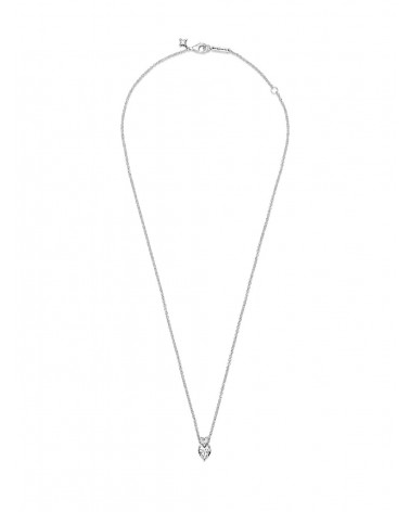 Collar Pandora Colgante Doble Corazón Brillante 391229C01 - foto 3