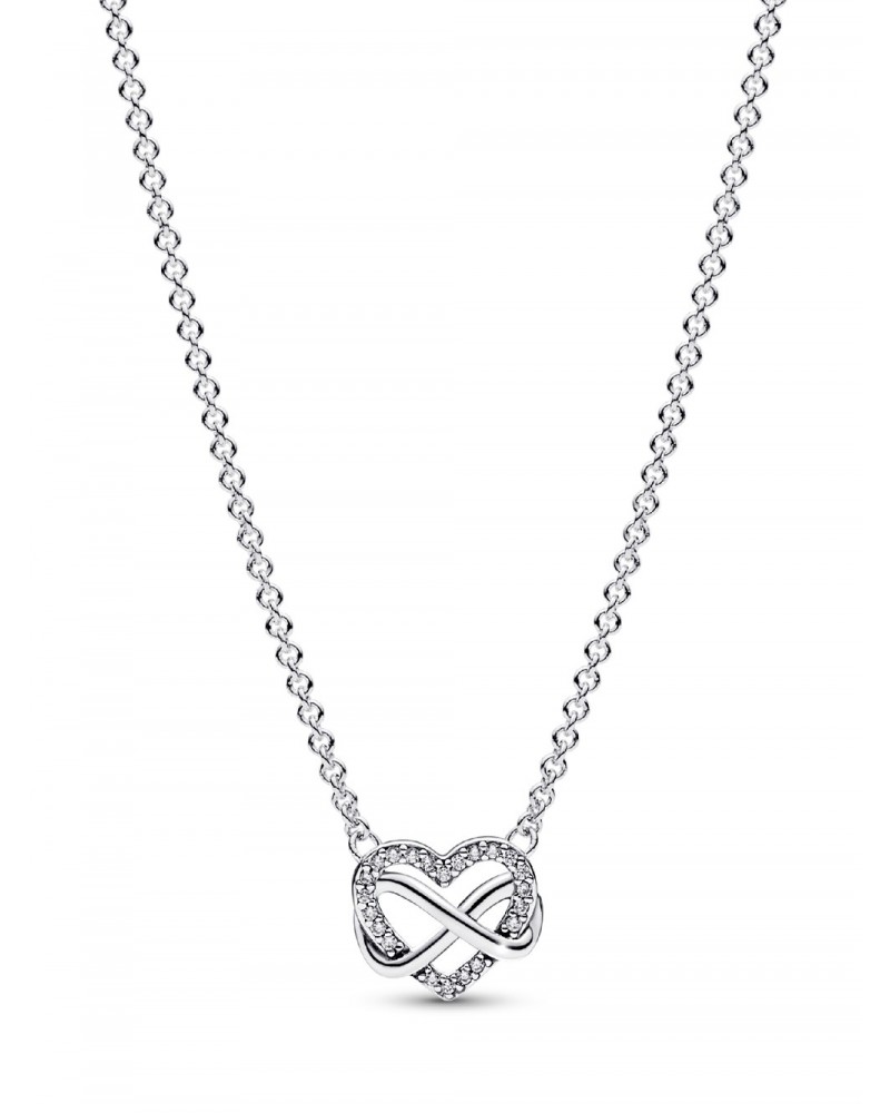 Collar Pandora Corazón Infinito Brillante 392666C01