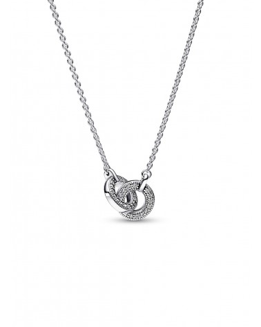 Collar Pavé Entrelazado Pandora Signature 392736C01