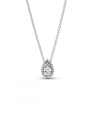 Collar Pandora Halo Brillante Corte Pera 392832C01