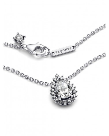 Collar Pandora Halo Brillante Corte Pera 392832C01 - foto 3