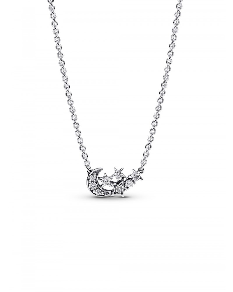 Collar Pandora Luna y Estrella Brillantes 392991C01