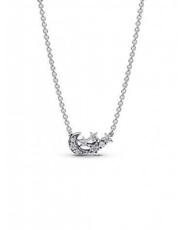 Collar Pandora Luna y Estrella Brillantes 392991C01