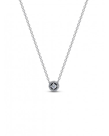 Collar Pandora Halo de Pavé Redondo 393548C01