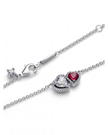 Collar Pandora Halo Corazones 393632C01 - foto 3