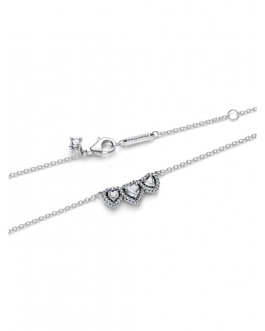 Collares Pandora Triple Halo Corazón 394412C01 - foto 2