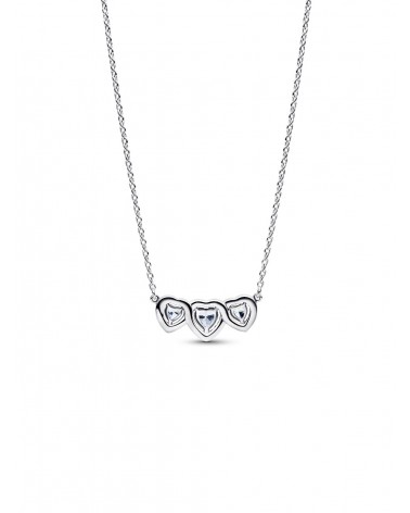 Collares Pandora Triple Halo Corazón 394412C01 - foto 3