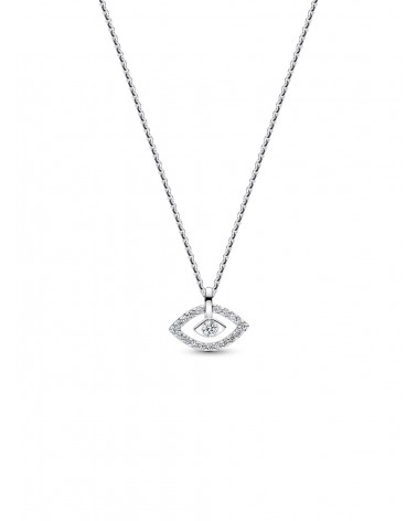Collar Pandora Ojo con Diamantes Creados en Laboratorio 394589C01