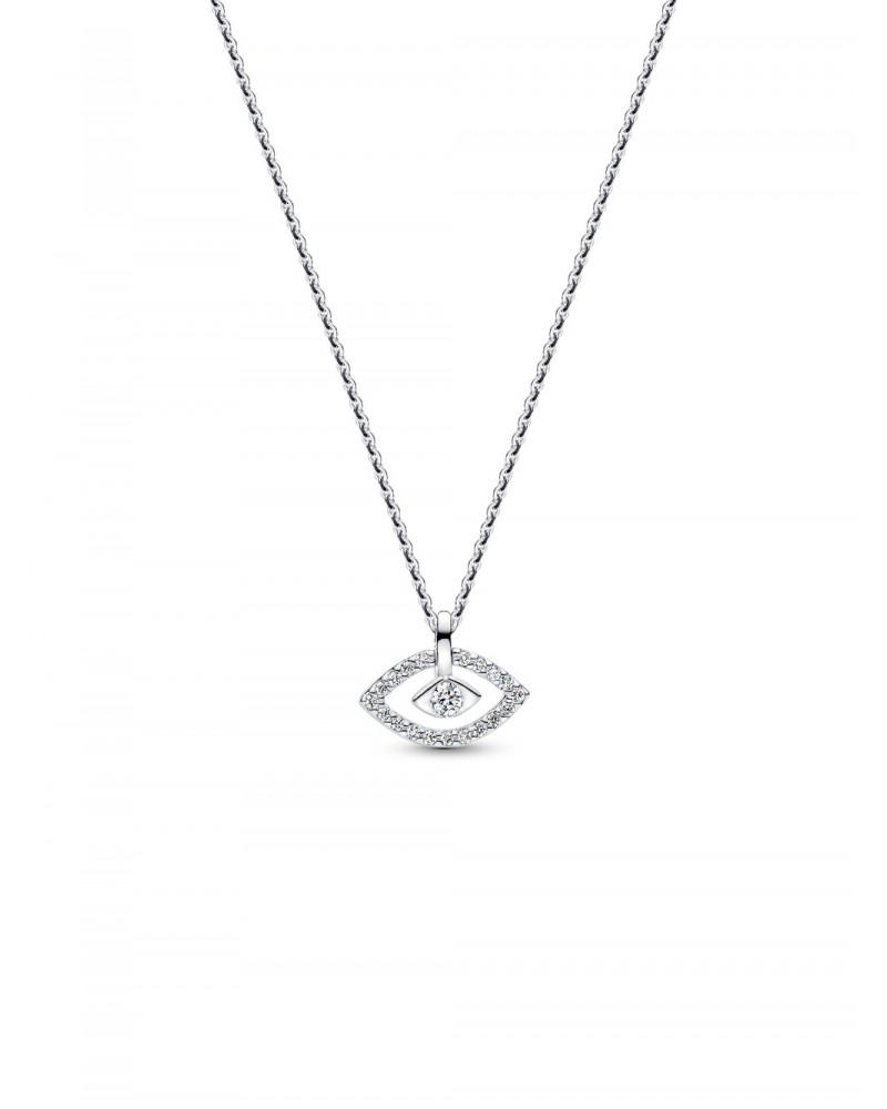 Collar Pandora Ojo con Diamantes Creados en Laboratorio 394589C01
