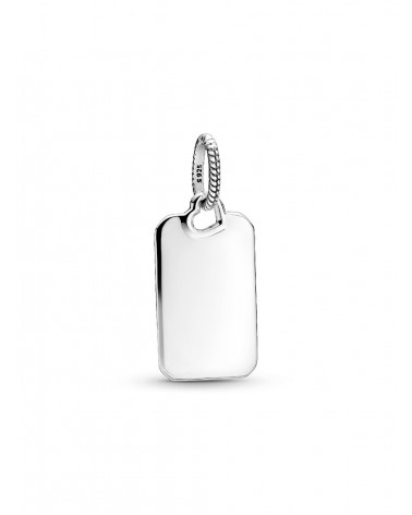 Colgante Pandora Etiqueta Rectangular Grabable 398611C00