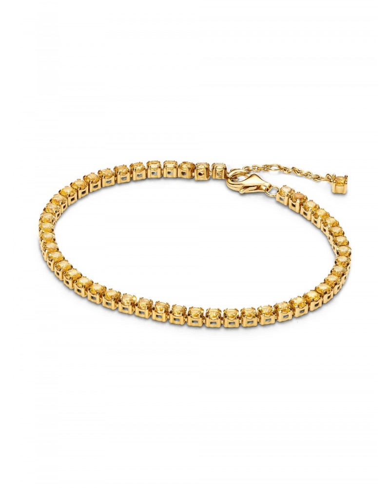 Pulsera Pandora Tenis Amarillo Brillante 561469C03