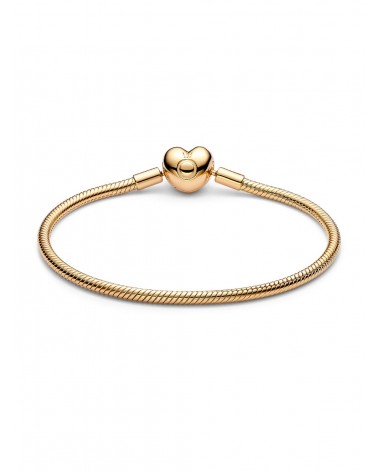 Pulsera de Cadena de Serpiente con Cierre de Corazón de Pandora Moments 563050C00 - foto 2