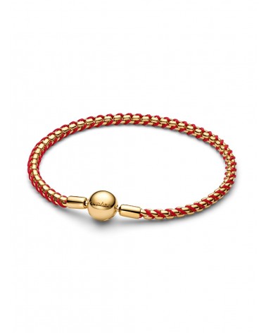 Pulsera Pandora Cadena Caja Cordón Rojo 563816C01