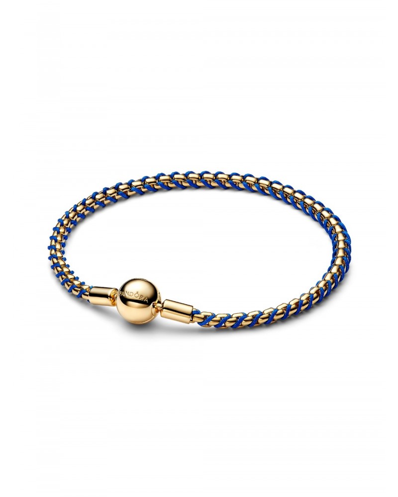 Pulsera Pandora Cadena Caja Cordón Azul 563816C02