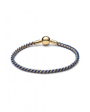 Pulsera Pandora Cadena Caja Cordón Azul 563816C02 - foto 2