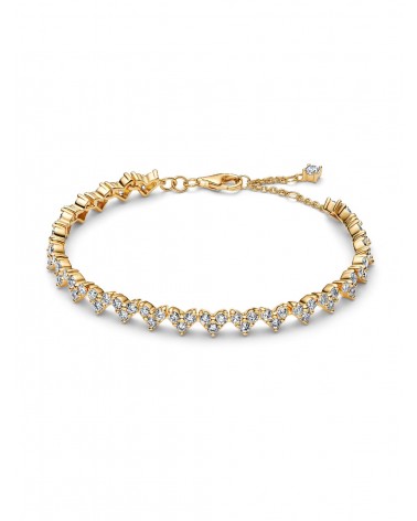 Pulsera Pandora Corazón Triple Gemas 564390C01