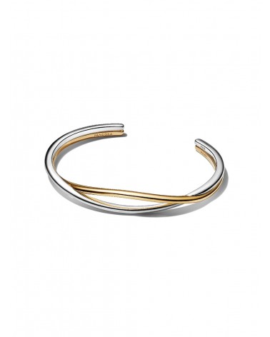 Pulsera Pandora Rígida Entrelazada en Dos Tonos 564656C00 - foto 2