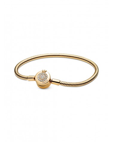 Pulsera Pandora de Cadena de Serpiente O coronada Brillante 569046C01