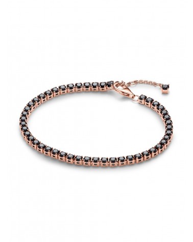 Pulsera Pandora de Tenis Brillante Negra 581469C02
