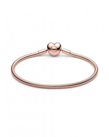 Pulsera Pandora de Cadena de Serpiente con Cierre de Corazón 583050C00 - foto 2