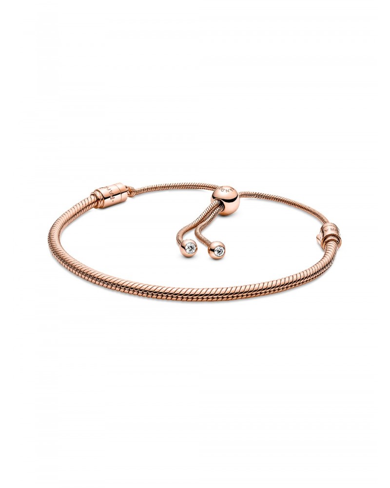 Pulsera Pandora Moments Diseño Cadena de Serpiente con Cierre Deslizante 589652C01