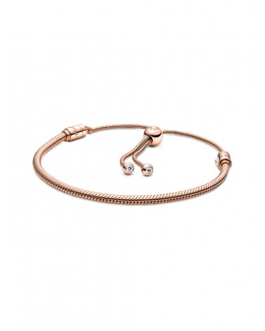 Pulsera Pandora Moments Diseño Cadena de Serpiente con Cierre Deslizante 589652C01
