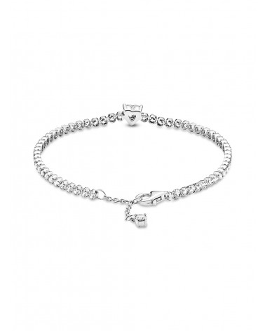 Pulsera Pandora de Tenis Corazón Brillante 590041C01 - foto 2