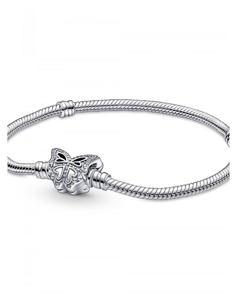 Pulsera Pandora de Cadena de Serpiente con Cierre de Mariposa 590782C01