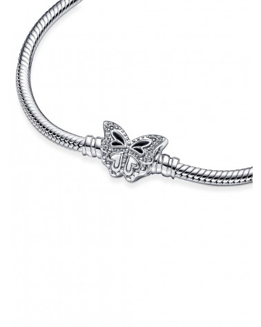 Pulsera Pandora de Cadena de Serpiente con Cierre de Mariposa 590782C01 - foto 3