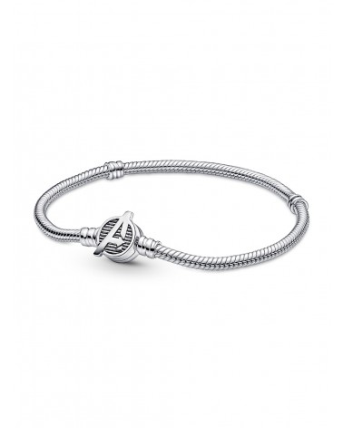 Pulsera Pandora Moments Cadena de Serpiente Cierre Logo los Vengadores de Marvel 590784C00