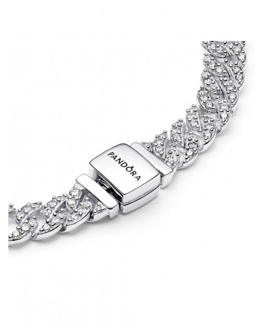 Pulsera de Cadena Cubana de Pavé de Pandora Timeless 593008C01 - foto 2