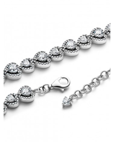 Pulsera Pandora Halo Corazones 593655C01 - foto 2