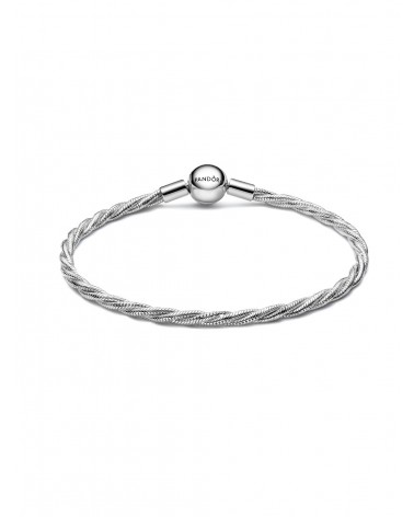 Pulsera Cadena de Serpiente Trenzada con Cierre de Bola de Pandora 593757C00 - foto 2