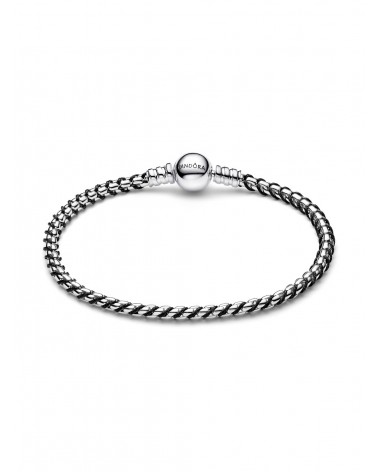 Pulsera Pandora Cadena Caja Cordón Negro 593816C02 - foto 2