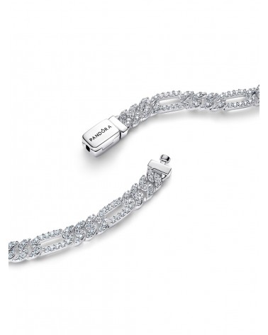 Pulsera Pandora de Cadena Cubana Ovalada 594227C01 - foto 2