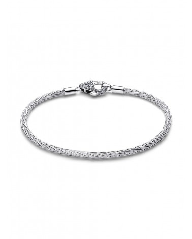 Pulsera Pandora Moments Cadena de Espiga con Cierre en Pavé 594462C01 - foto 2