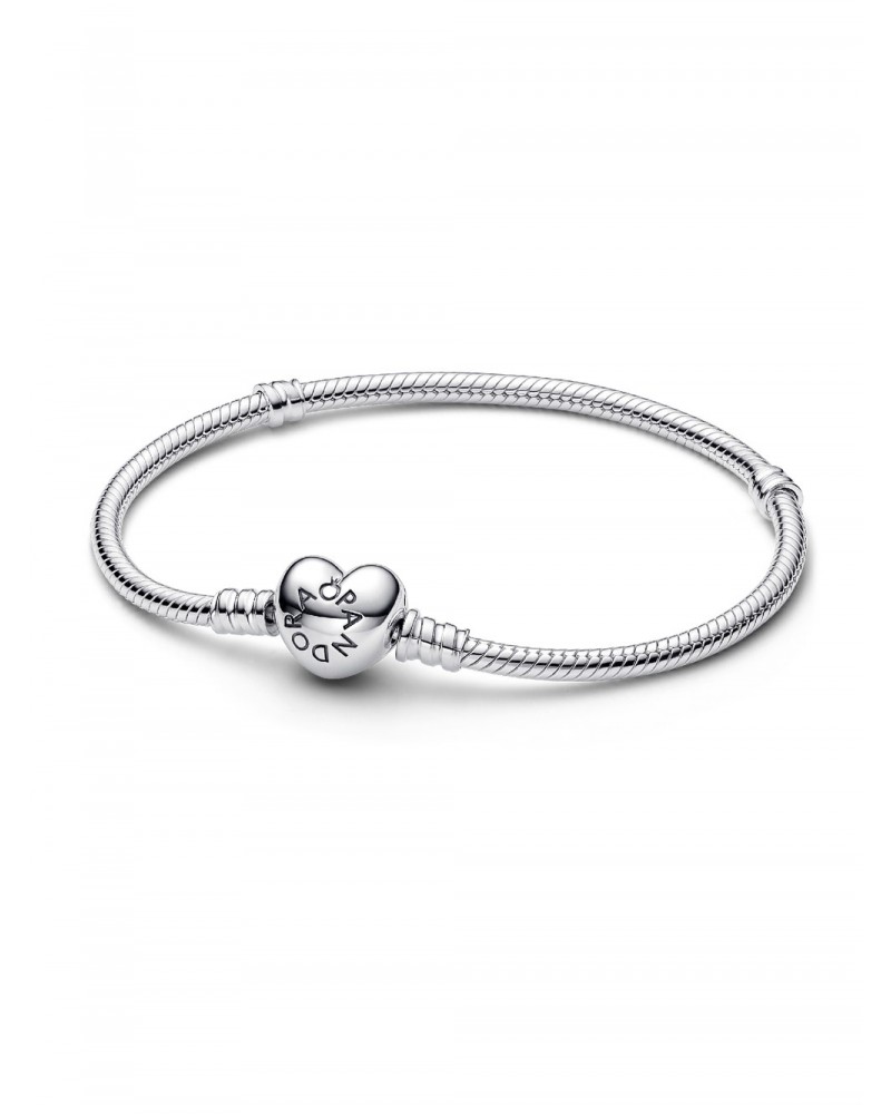 Pulsera Pandora Diseño Cadena de Serpiente y Corazón de Moments 594594C00