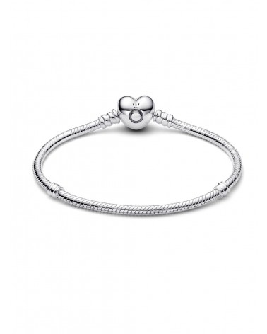Pulsera Pandora Diseño Cadena de Serpiente y Corazón de Moments 594594C00 - foto 2