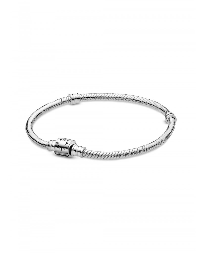 Pulsera Pandora Moments Cadena de Serpiente con Cierre de Barril 594596C00